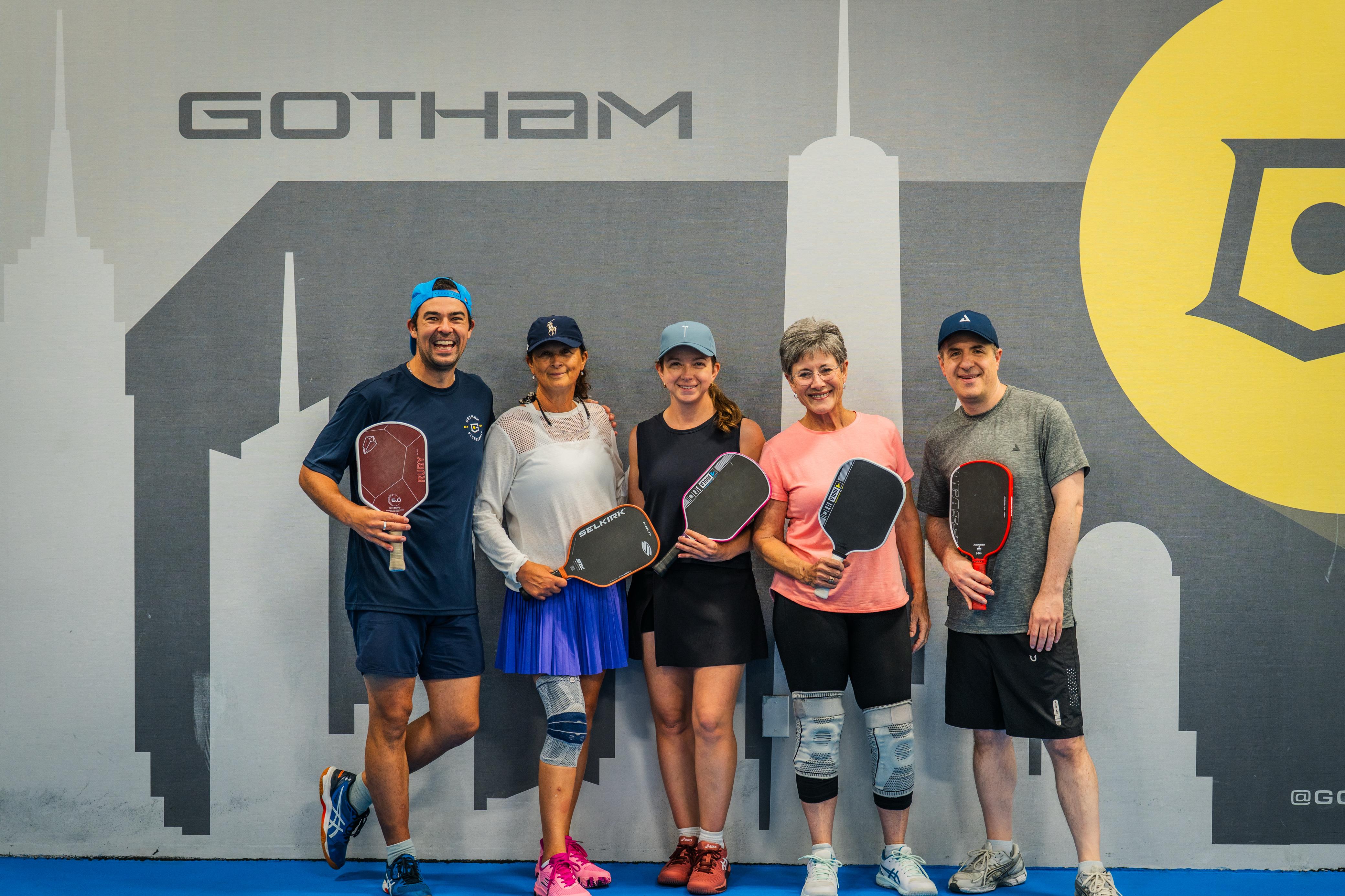 Amanda pickleball group event